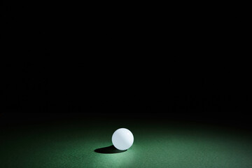 geometric ball with shadow, led bulb lamp, orb