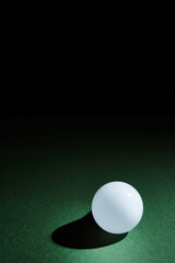 geometric ball with shadow, led bulb lamp, orb