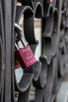 Lock on the bridge