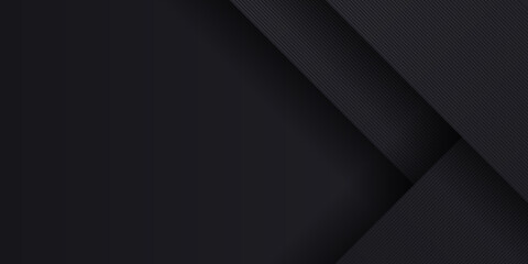 Black abstract paper background.