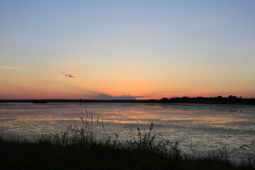 sunrise on the lake