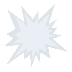 
Accident symbol represented by blast sign
