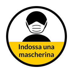 Indossa una mascherina (