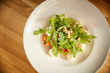 salad with seafood