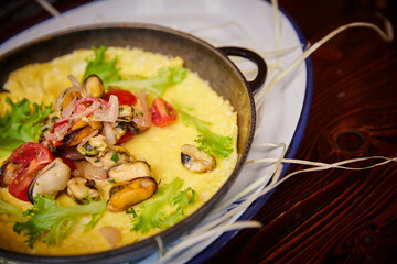 sea food omelet