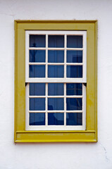 Fototapeta na wymiar Colonial window in Tiradentes, Minas Gerais, Brazil