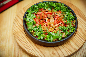 meat and vegetable