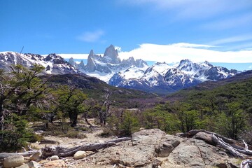 Cerro fitz Roy - El Chalt&eacute;n - Argentine Patagonia. Beautiful rocky mountain in Patagonia
