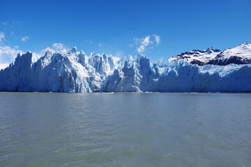 Fototapeta na wymiar Perito Moreno Glacier - Patagonia Argentina. Beautiful glacier in South America