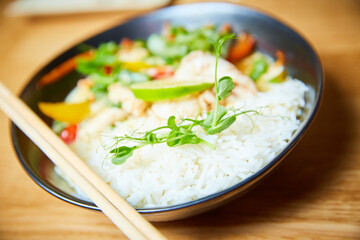 rice with vegetables