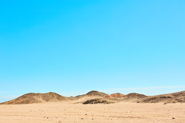 sand road in the desert