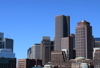 Fototapeta premium Boston Inner City Skyline View