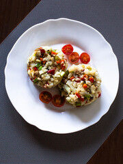 Coliflor con verduras