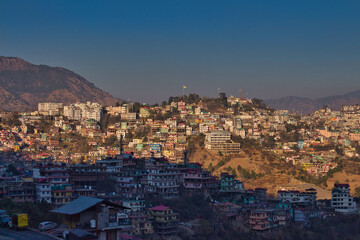 Fototapeta na wymiar panorama view of a city