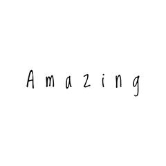 ''Amazing'' Word Illustration