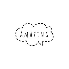 ''Amazing'' Word Illustration