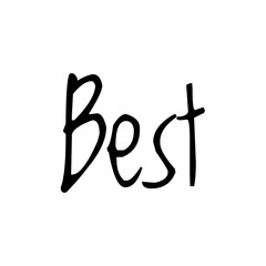 ''Best'' Word Illustration