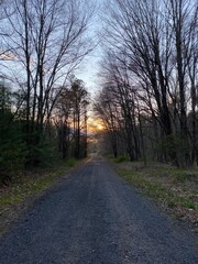 Sunset on the trails