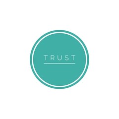 ''Trust'' Word Illustration