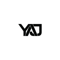 yaj letter original monogram logo design