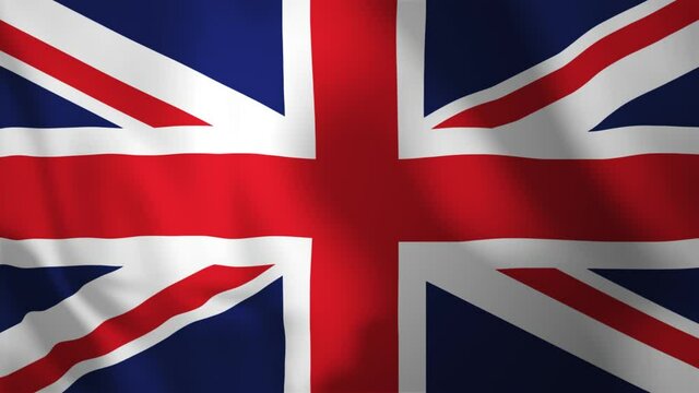 UK Flag Revealing From Heart Shape. Travel And Tourism Animation (Transparent Background)