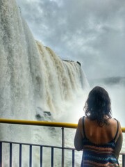 Girl photographing - Cataratas do Iguaçu - Foz do Iguaçu, Paraná, Brasil
Iguazu Falls are...