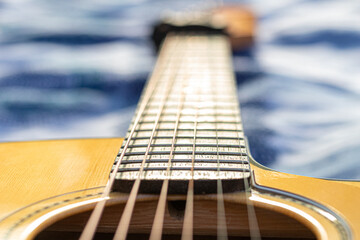 cordas de uma guitarra