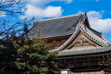 日本　愛知県名古屋市、大須観音の外観