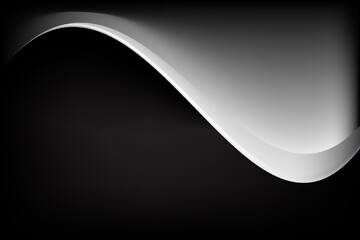 abstract black and silver curve
