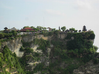 インドネシアバリ島の岬の上にある寺院