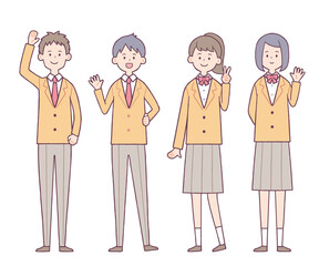 学生服　ブレザー　男女