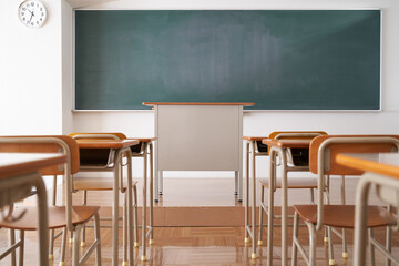 日本の学校の教室イメージ