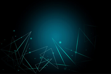 Illustration Futuristic , Abstract technology particle background vector