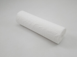 White gauze bandage use to cover wounded area