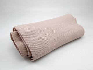 Brown high elastic bandage use to wrap on injured person