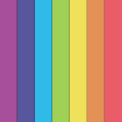 Obraz premium Abstract Rainbow Background cut out paper style , vector illustration