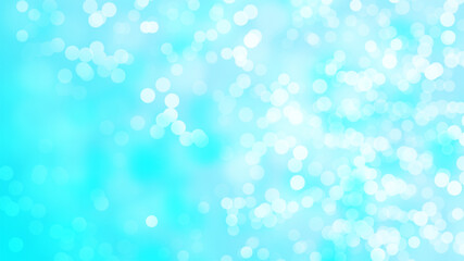 Abstract blue bokeh sea and sky cooling light beautiful design background.