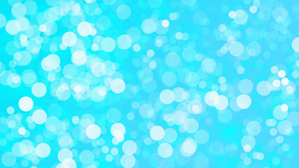 Abstract blue bokeh sea and sky cooling light beautiful design background.