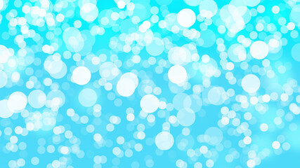 Abstract blue bokeh sea and sky cooling light beautiful design background.