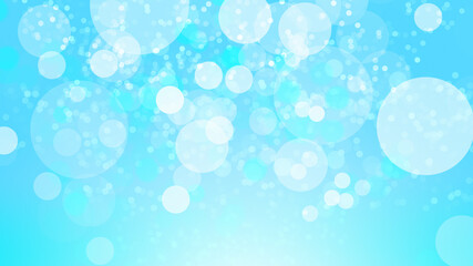 Abstract blue bokeh sea and sky cooling light beautiful design background.
