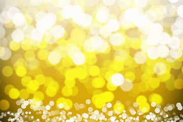 Summer bokeh yellow abstract background. beautiful effect texture color. graphic art backdrop. autumn concept image design, template banner beauty or wallpaper.