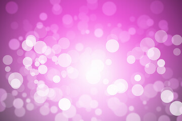 Pink light bokeh abstract background. beautiful effect texture color. graphic art backdrop. cosmetic concept image design, template banner beauty or wallpaper.