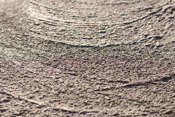 closeup of cement floor reflect with the sunlight, rough background