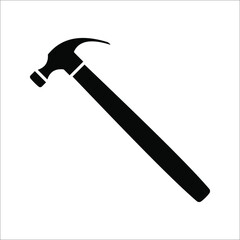 Hammer icon. Service tool icon. editable icons and colors. Vector illustration