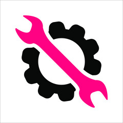 Service tool icon. editable icon and color. Vector illustration