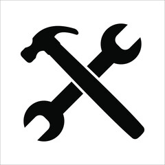 Service tool icon. editable icon and color. Vector illustration
