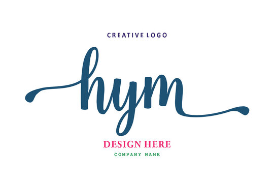 HYM lettering logo is simple, easy to understand and authoritative