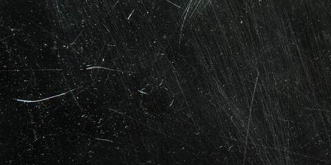 Metal Scratch Texture Stock Image In Black Background