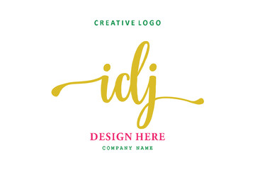 IDJ lettering logo is simple, easy to understand and authoritative
