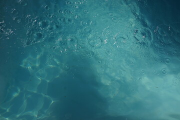 水面　表面　波紋　テクスチャー  背景　抽象　水　しぶき